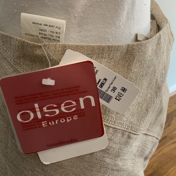 Olsen Europe long linen skirt size 38 - Picture 2 of 3